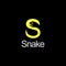 Letter S for snake wordmark logo icon vector logo template
