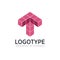 Letter T cube figure logo icon design template elements