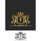 Letter T King Royal Crest elegant Horse Logo