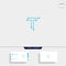 Letter T Logo Tech Wifi Vector Design