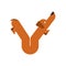 Letter Y is dog. pet font. Dachshund alphabet. Lettering home an