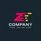 Letter Z with Delivery service logo, Fast Speed, Moving and Quick, Digital and Technology for your Corporate identity