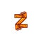 Letter z fire modern business logo