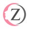 Letter Z Spa And Beauty Logo Template. Beauty Woman Logo Used For Icon, Brand, Identity, Spa, Feminine Symbol