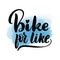 Lettering bike for like