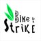 Lettering composition Bike is a strike