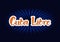Lettering of Cuba Libre in orange with white outlines on dark background