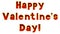 Lettering Happy Valentine\'s Day
