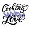 Lettering for the kitchen - cooking with love