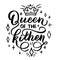 Lettering for the kitchen - queen of the kitchen