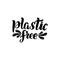 Lettering plastic free