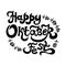 Lettering text Happy Oktober Fest.