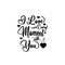 Lettering typography i love every moment with you vector eps 10