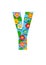 The letters Y of the English alphabet is cut out of flowers on a blue  background.Floral pattern, texture for stores,sales,