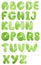 Lettuce salad alphabet