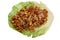 Lettuce wrap with clipping path