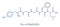 Leu-enkephalin endogenous opioid peptide molecule. Skeletal formula.