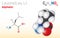 Leucine (Leu, L) amino acid molecule. (Chemical formula C6H13NO2)