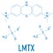 Leuco-methylthioninium or LMTX Alzheimer's disease molecule, tau aggregation inhibitor. Skeletal formula.