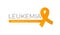 Leukemia Cancer Awareness Month Isolated Logo Icon Sign