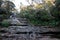 Leura cascades waterfall near Katoomba in Blue Mountains national park NSW Australia in Autumn