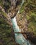 Leutasch canyon beautiful narrow valley , Tyrol, Austria