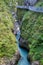 Leutasch Gorge in the German alps