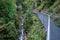 Leutaschklamm - wild gorge with river in the alps of Germany