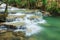 Level 1 of Huay Mae Kamin waterfall in Khuean Srinagarindra National Park, Kanchanaburi, Thailand