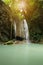 Level 3 of Erawan Waterfall in Kanchanaburi, Thailand