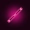 level meter neon icon. Elements of Measure set. Simple icon for websites, web design, mobile app, info graphics