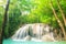 Level two of Erawan Waterfall in Kanchanaburi Province, Thailand