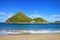 Levera Beach on Grenada Island with a view of Sugar Loaf Island, Grenada