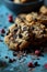 Levitating Chocolate Chip Cookies Capture the Magic of Baking in a Rustic Kitchen Created With Generative AI Technology