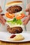 Levitating zero gravity burger