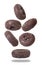 Levitation Of Chocolate Glazed Donuts