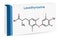 Levothyroxine, L-thyroxine molecule. It is synthetic form of the thyroid hormone thyroxine, T4 hormone, used to treat