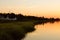 Lewes Rehoboth canal at sunset