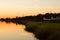 Lewes Rehoboth canal at sunset