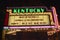 Lexington Kentucky neon marquee sign for movie theater saying Kentucky