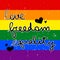 LGBT card love freedom equaltiy