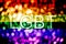 LGBT concept colorful background.