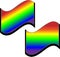 LGBT equality symbols. human slogan. Parade, party, festival event invitation, t-shirt, logo, poster design.