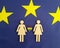 Lgbt european union european union and flag lgbt family woman and pregnancy