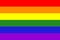 LGBT flag, rainbow flag, pride symbol. Bright photo without effects.