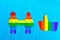 LGBT and gay concept logo