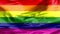 LGBT Gay pride waving flag