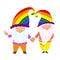 LGBT gnomes, Couple in love