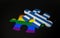 LGBT and Greece Flag like a puzzle piece.