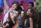 LGBT pride celebrations in mallorca people taking a selfie detail